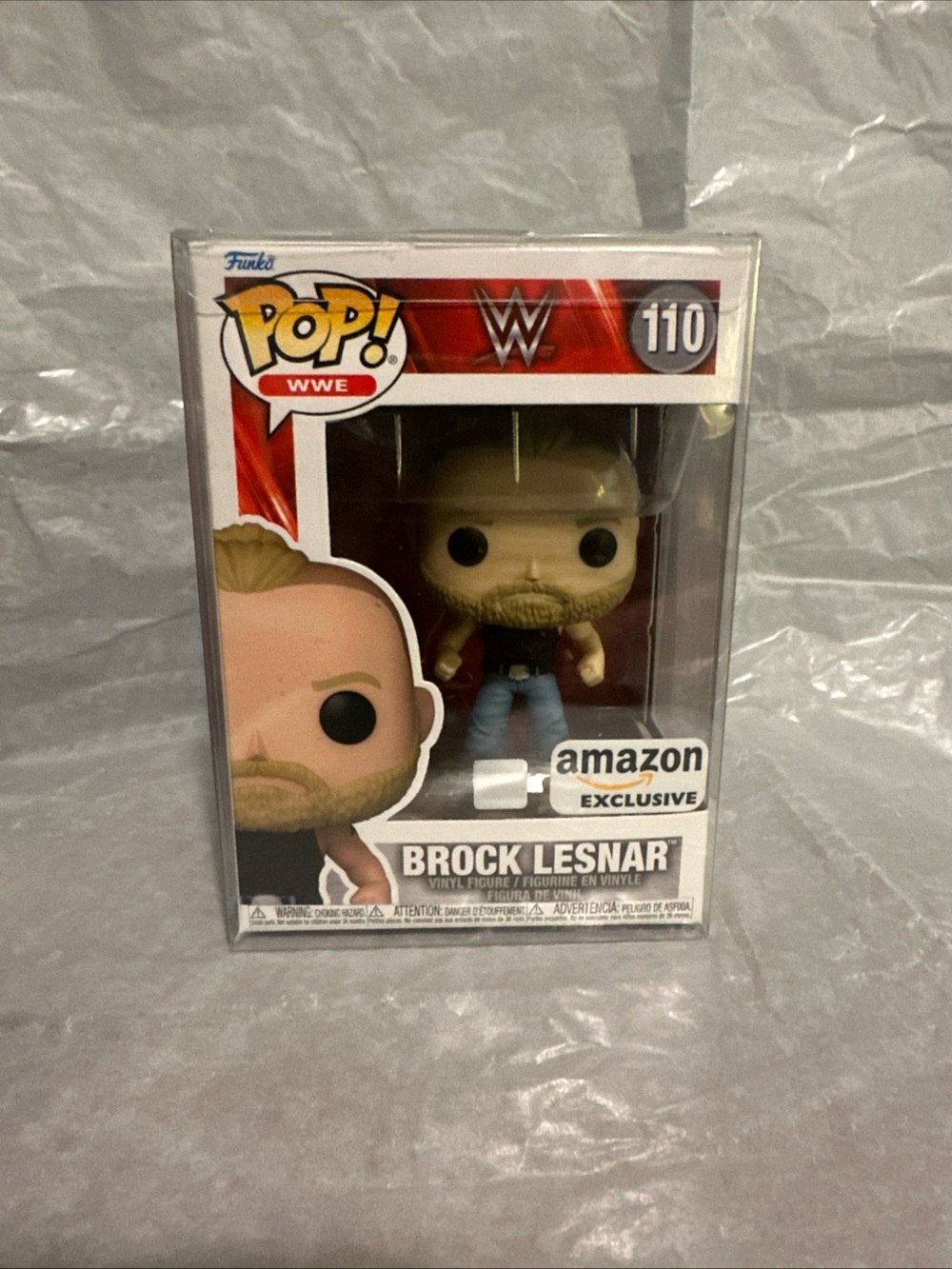 Funko Pop WWE Brock Lesnar Vinyl Figure #110 (Amazon Exclusive)